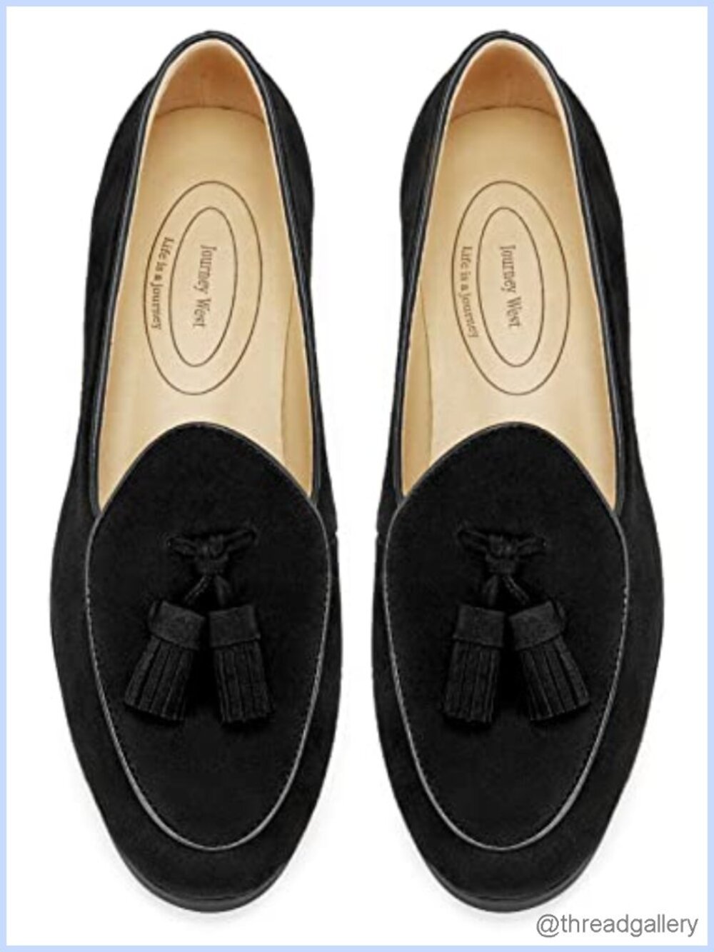 Suede Leather Tassel Loafers Slip-On Moc Toe Business Casual